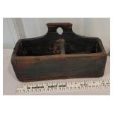 Early wooden wall box