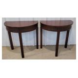 2x$- 2 Kittinger half round end stands