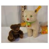 Steiff Cat & Bear