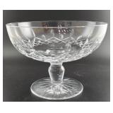 Signed Waterford Crystal compote, 6" Round