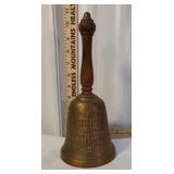 That freedom Ring heavy Bell - has hallmarks &