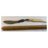 Pretty sterling letter opener