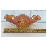Pretty carnival glass bowl