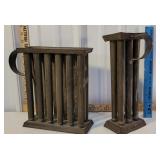 2x$ - 2 candle molds