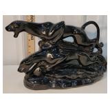 Retro Double Black panther TV light