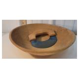 Wooden bowl & chopper