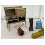 Cast dollhouse furniture - Arcade, Tootsy Toy,