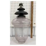 Early glass shade w/ Eagle