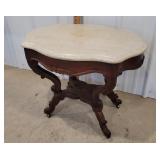 Turtle top marble top coffee table