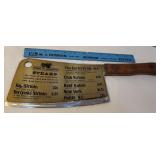 Advertising real meat clever sign - Cork