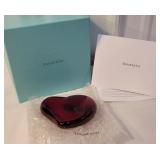 Tiffany red heart with original box