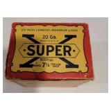 Western super x 20ga 7½ shot