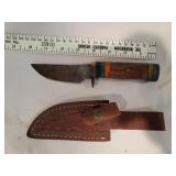 Damascus blade knife