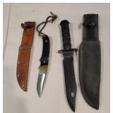 Schrade and forest cutlery knives