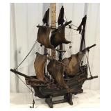 OLD ship model of the Santa Maria - great patina