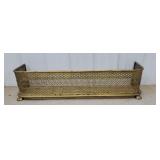 Brass fireplace fender 41"13"10"