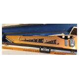 Lap guitar with case & picks