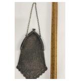 Alpacca signed chainmail purse made in German -