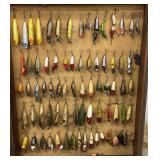 70++ fishing lures - showcase is being sold