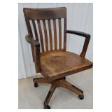 Oak office chair