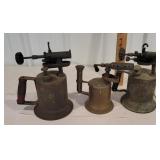 3 Brass blow torches
