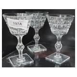 Set of 3 Signed HAWKES stems