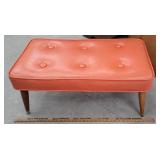 Orange mid-century stool - Babcock Phillips