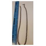 Large heavy sterling silver chain