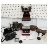 Cameras, Minolta Autocord, Yashica, Asahi