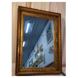 Beautiful Victorian gold guilt mirror - Aprx 16"