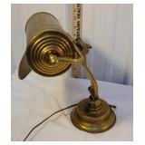 Nice brass desk lamp - signed Dale