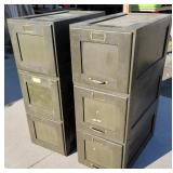 6 sections stacking file 15"25"13"