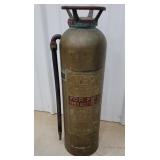 Brass fire extinguisher