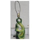 Green funky lamp