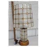 Capiz shell lamp