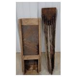 Cabbage cutter, drying rack