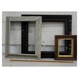 3 antique picture frames - some damage to the