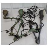 3 articulating arm industrial lights