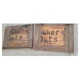 Quaker oats crate sides