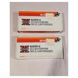 2x$ Winchester 20 Centerfire Rifle Cartridges