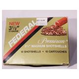 Federal 12 Guage 31/2" 12 Guage Shotshells NO