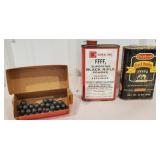 Black Powder & .490 Lead Balls NO SHIPPING