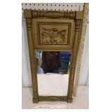 Early Wood framed mirror