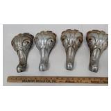 4 cast iron legs