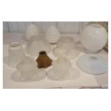 Crate antique glass shades