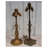 2 lamp bases - incl. Bradley & Hubbard - projects