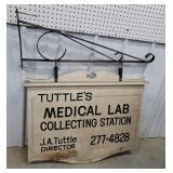 Tuttles medical lab double sided sign 36"29"