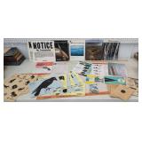 Box - Colt pistol catalog brochures, targets,