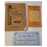 3pcs - 1897 silage, success manure spreaders, and