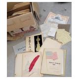 Large box amazing school work - and report